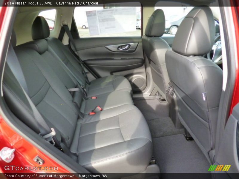 Cayenne Red / Charcoal 2014 Nissan Rogue SL AWD