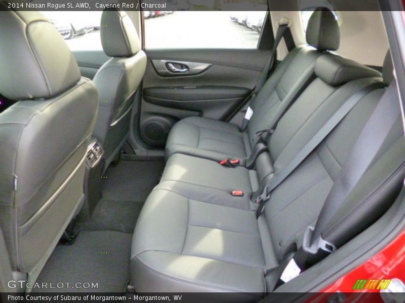 Cayenne Red / Charcoal 2014 Nissan Rogue SL AWD