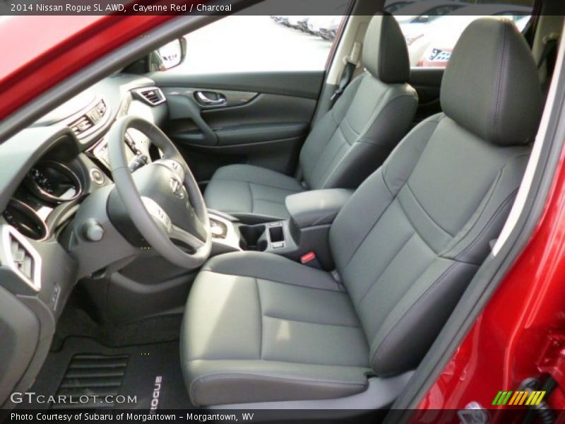 Cayenne Red / Charcoal 2014 Nissan Rogue SL AWD
