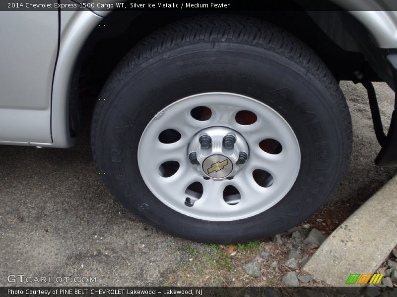 Silver Ice Metallic / Medium Pewter 2014 Chevrolet Express 1500 Cargo WT