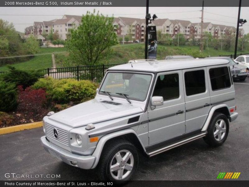 Iridium Silver Metallic / Black 2008 Mercedes-Benz G 500