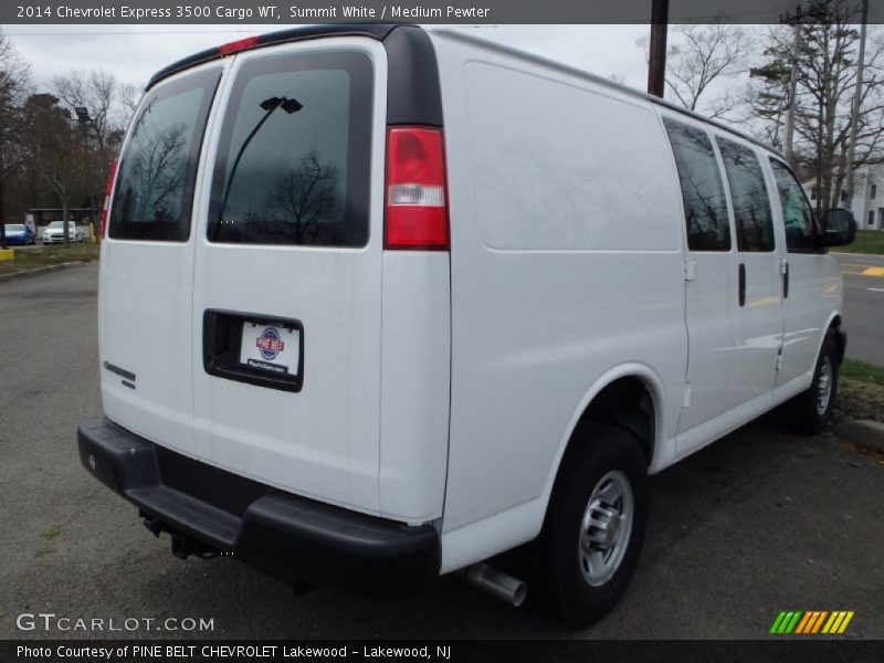 Summit White / Medium Pewter 2014 Chevrolet Express 3500 Cargo WT
