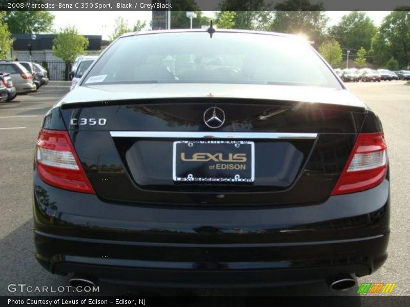 Black / Grey/Black 2008 Mercedes-Benz C 350 Sport
