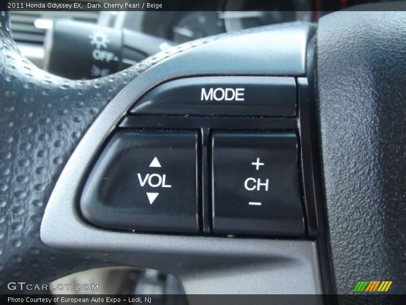 Dark Cherry Pearl / Beige 2011 Honda Odyssey EX