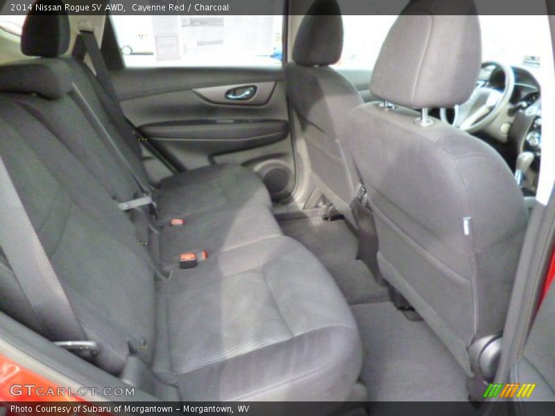 Cayenne Red / Charcoal 2014 Nissan Rogue SV AWD
