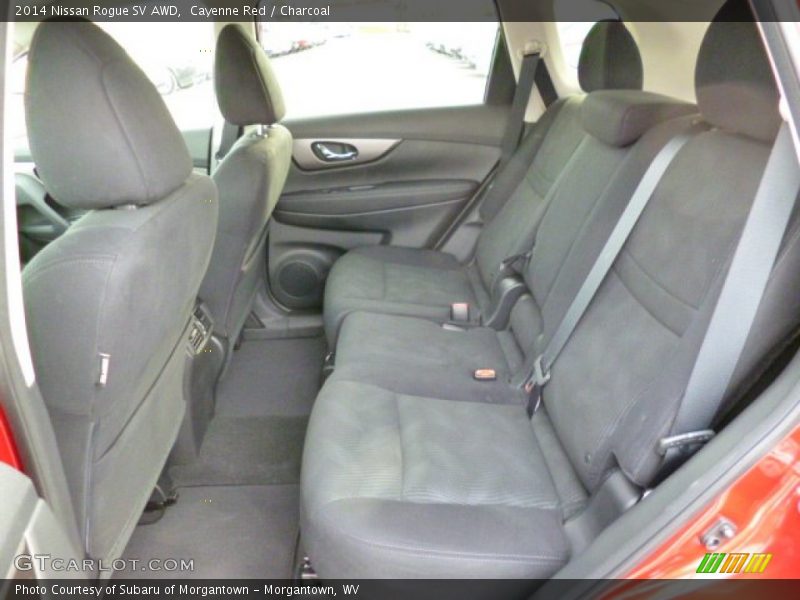 Cayenne Red / Charcoal 2014 Nissan Rogue SV AWD