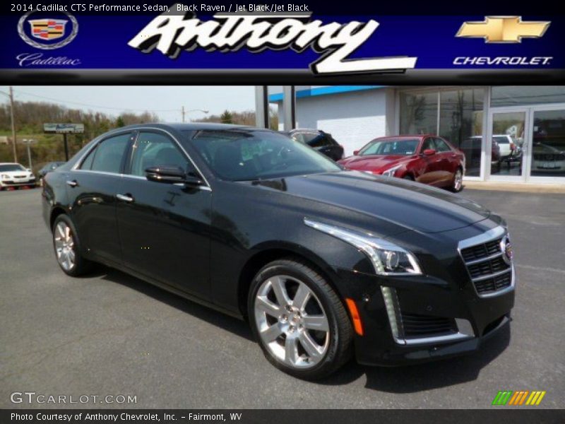 Black Raven / Jet Black/Jet Black 2014 Cadillac CTS Performance Sedan