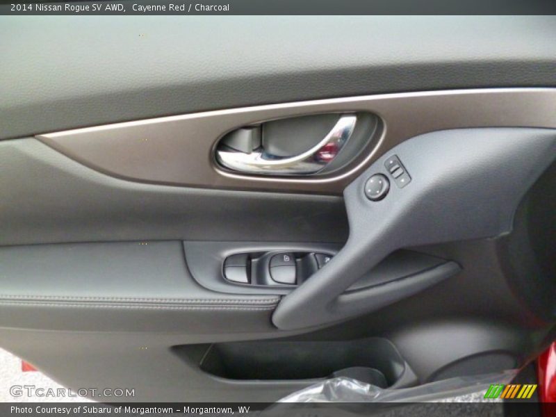 Cayenne Red / Charcoal 2014 Nissan Rogue SV AWD