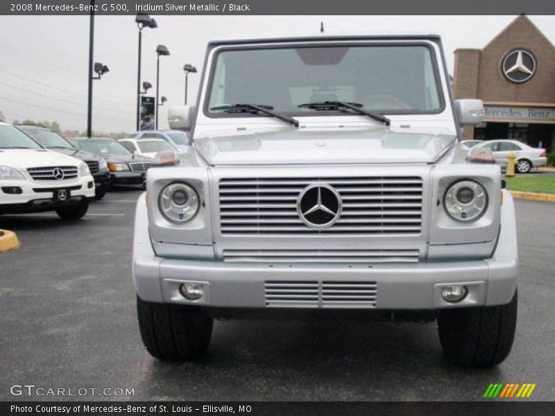 Iridium Silver Metallic / Black 2008 Mercedes-Benz G 500