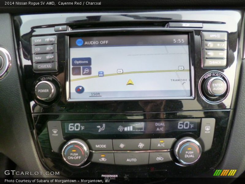 Cayenne Red / Charcoal 2014 Nissan Rogue SV AWD