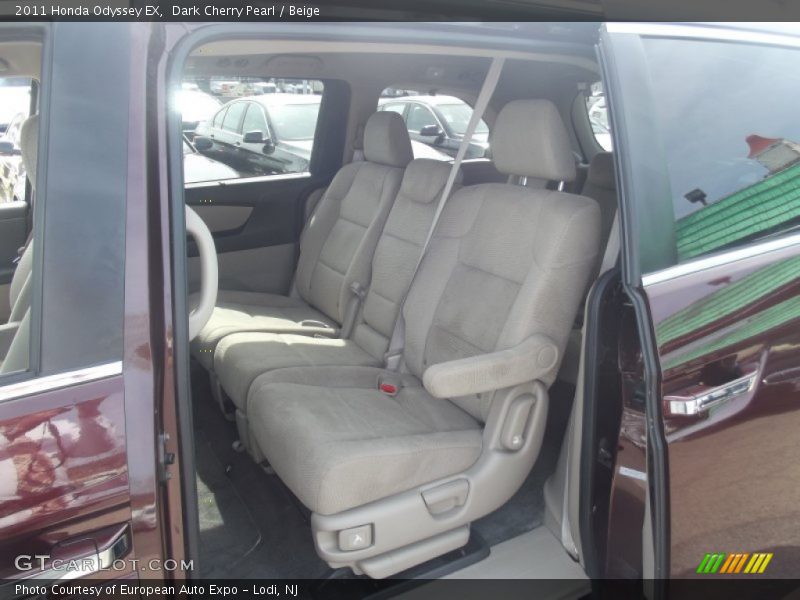 Dark Cherry Pearl / Beige 2011 Honda Odyssey EX