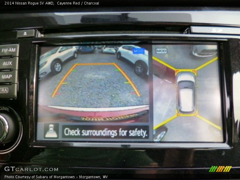 Cayenne Red / Charcoal 2014 Nissan Rogue SV AWD