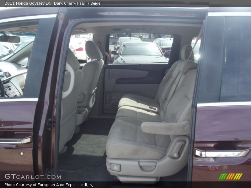 Dark Cherry Pearl / Beige 2011 Honda Odyssey EX
