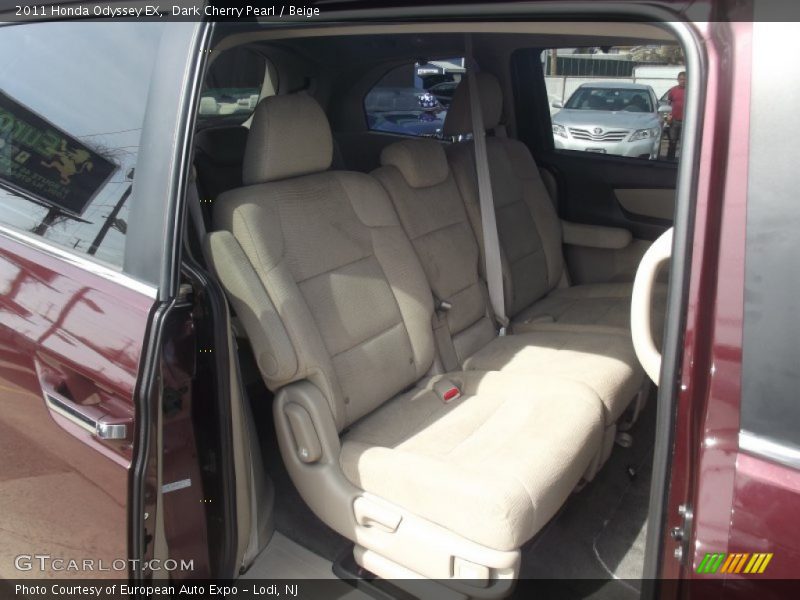 Dark Cherry Pearl / Beige 2011 Honda Odyssey EX