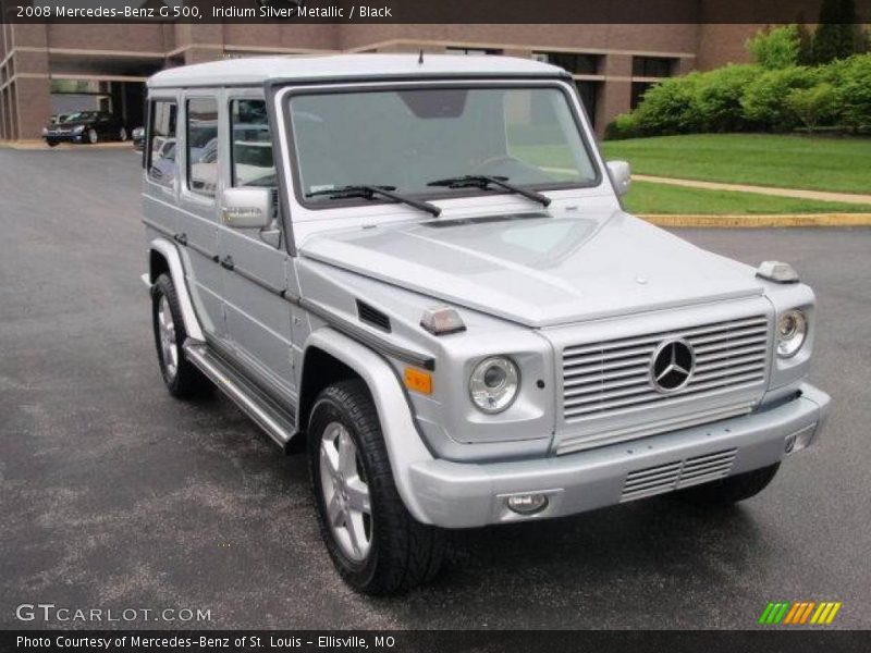 Iridium Silver Metallic / Black 2008 Mercedes-Benz G 500