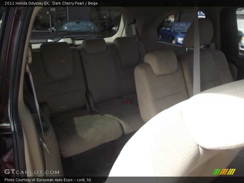 Dark Cherry Pearl / Beige 2011 Honda Odyssey EX