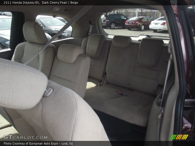 Dark Cherry Pearl / Beige 2011 Honda Odyssey EX