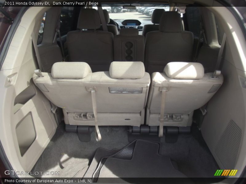 Dark Cherry Pearl / Beige 2011 Honda Odyssey EX