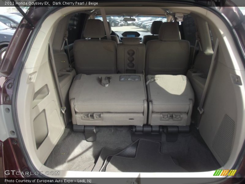 Dark Cherry Pearl / Beige 2011 Honda Odyssey EX