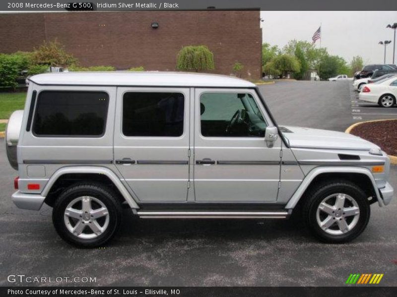 Iridium Silver Metallic / Black 2008 Mercedes-Benz G 500