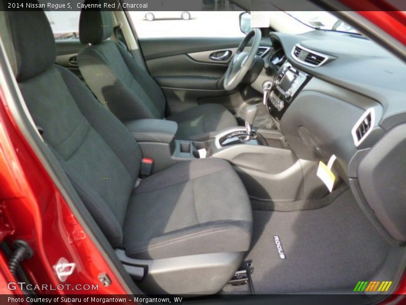 Cayenne Red / Charcoal 2014 Nissan Rogue S
