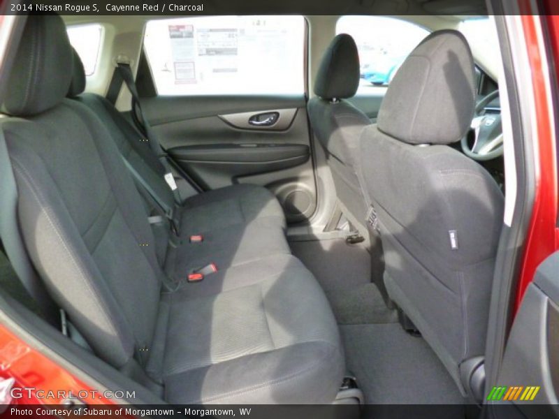 Cayenne Red / Charcoal 2014 Nissan Rogue S