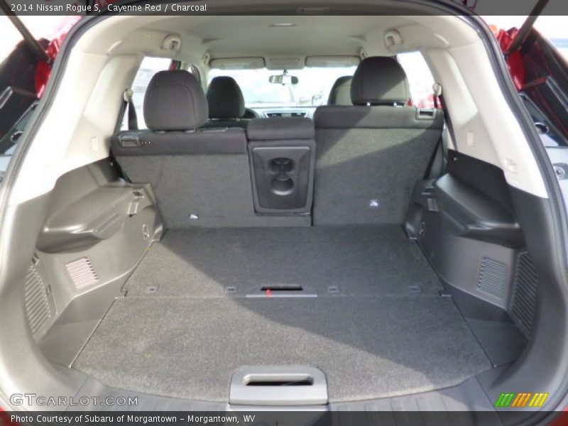 Cayenne Red / Charcoal 2014 Nissan Rogue S