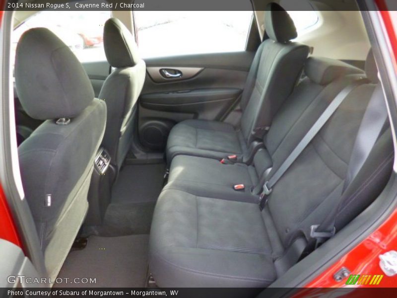 Cayenne Red / Charcoal 2014 Nissan Rogue S