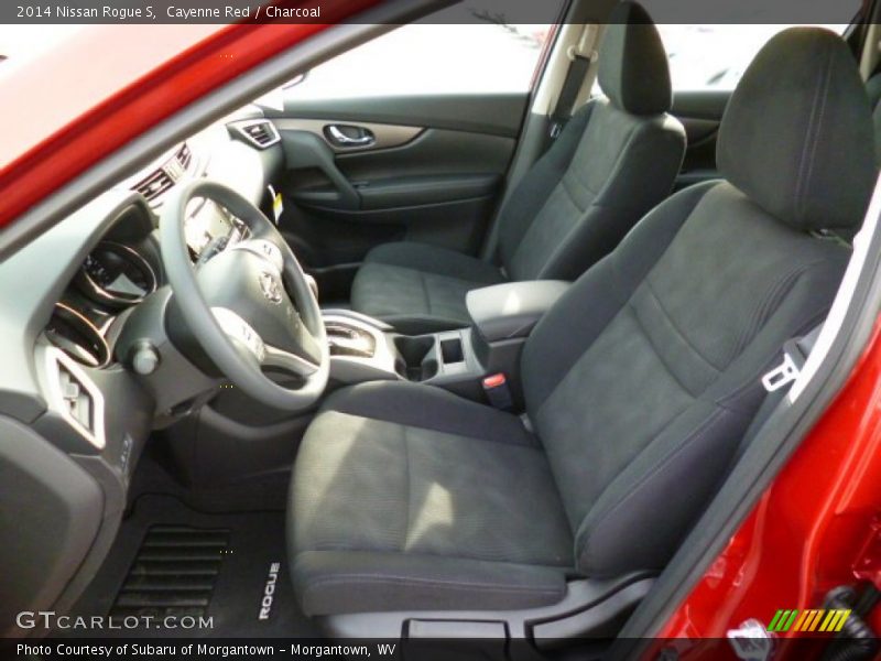 Cayenne Red / Charcoal 2014 Nissan Rogue S
