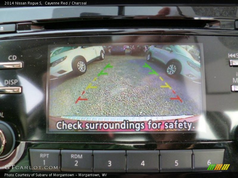 Cayenne Red / Charcoal 2014 Nissan Rogue S