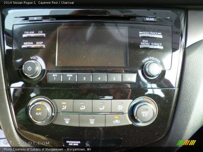 Cayenne Red / Charcoal 2014 Nissan Rogue S