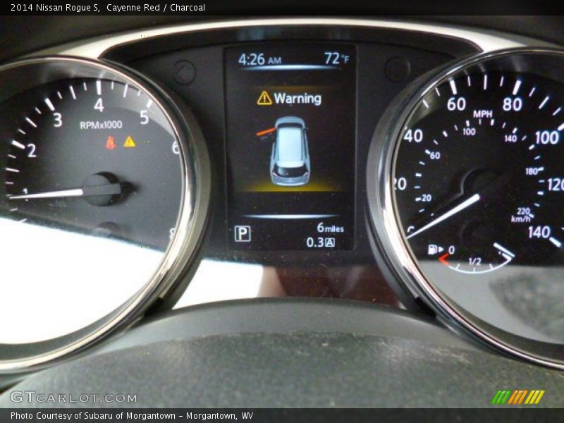 Cayenne Red / Charcoal 2014 Nissan Rogue S