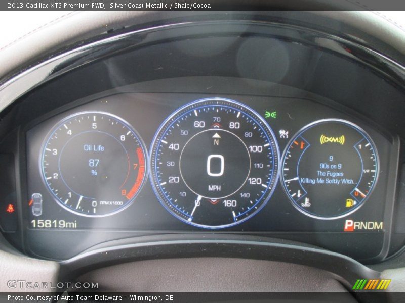 Silver Coast Metallic / Shale/Cocoa 2013 Cadillac XTS Premium FWD