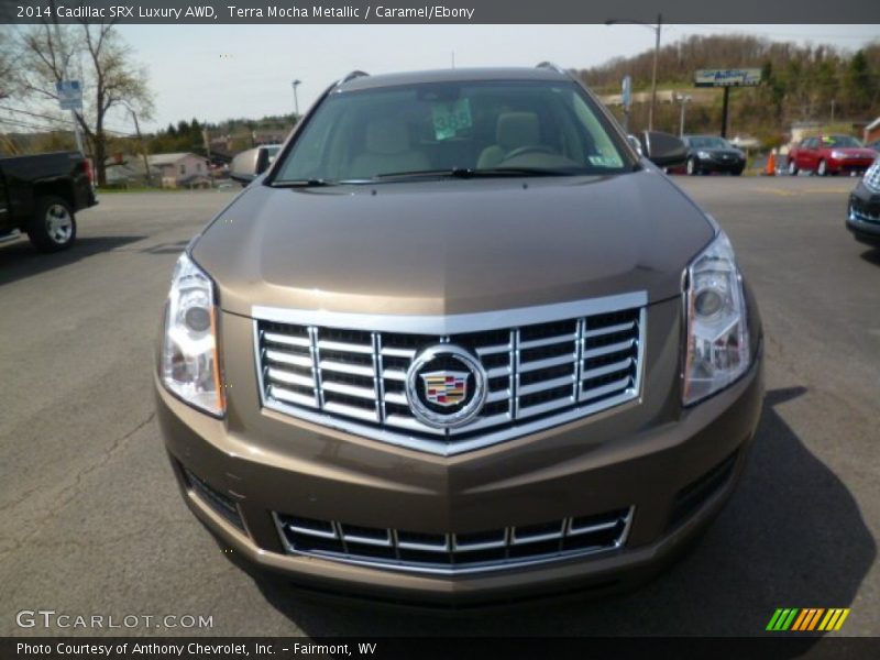 Terra Mocha Metallic / Caramel/Ebony 2014 Cadillac SRX Luxury AWD