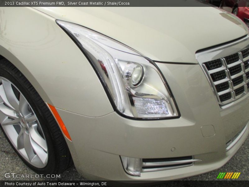 Silver Coast Metallic / Shale/Cocoa 2013 Cadillac XTS Premium FWD