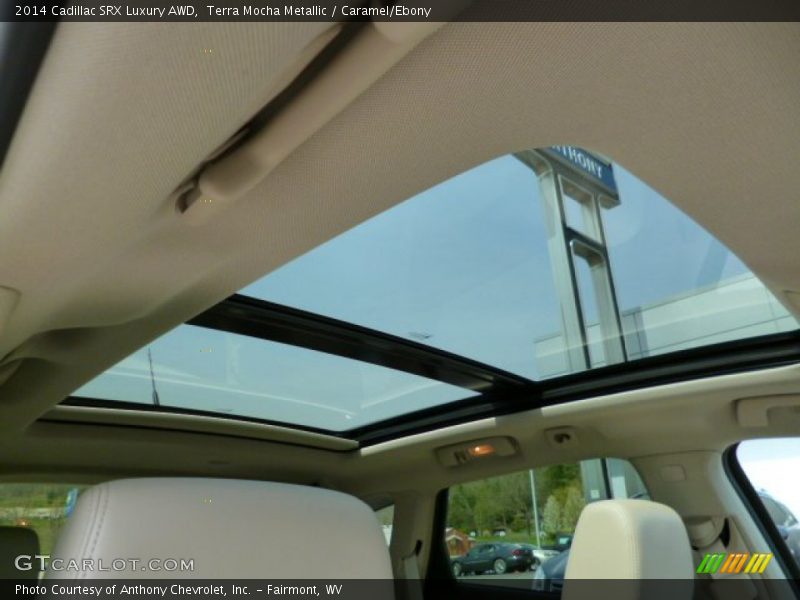 Terra Mocha Metallic / Caramel/Ebony 2014 Cadillac SRX Luxury AWD