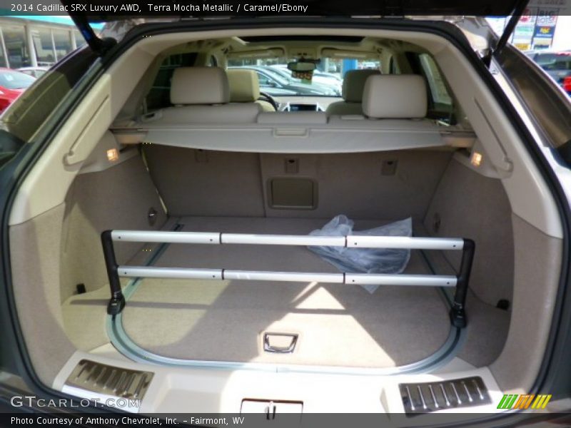 Terra Mocha Metallic / Caramel/Ebony 2014 Cadillac SRX Luxury AWD