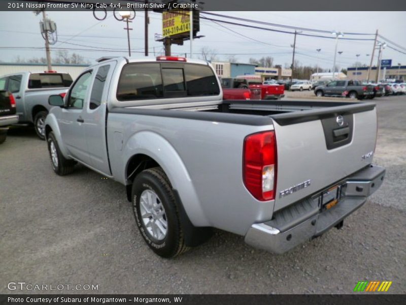 Brilliant Silver / Graphite 2014 Nissan Frontier SV King Cab 4x4