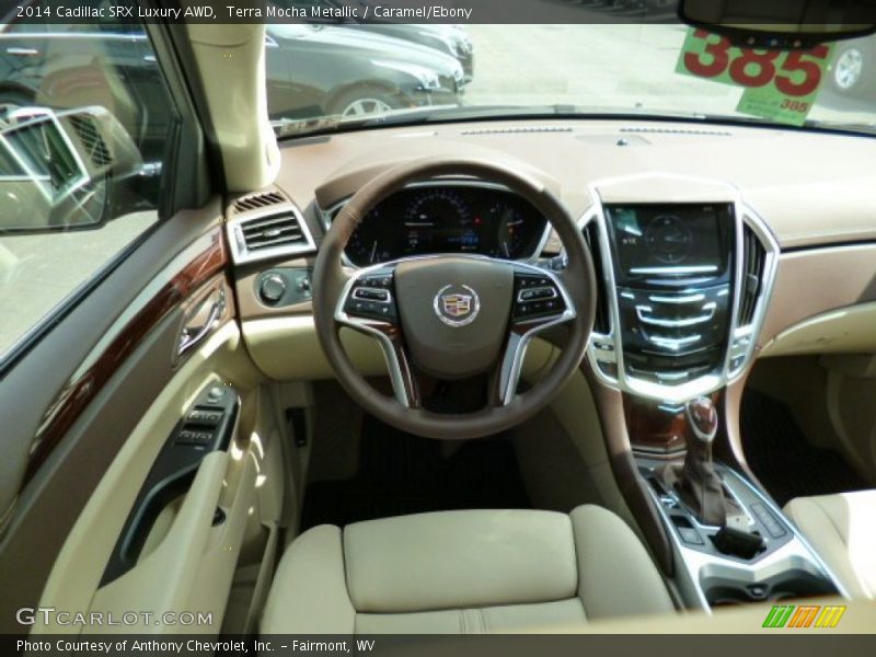 Terra Mocha Metallic / Caramel/Ebony 2014 Cadillac SRX Luxury AWD