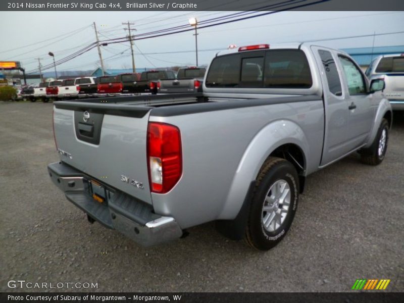 Brilliant Silver / Graphite 2014 Nissan Frontier SV King Cab 4x4