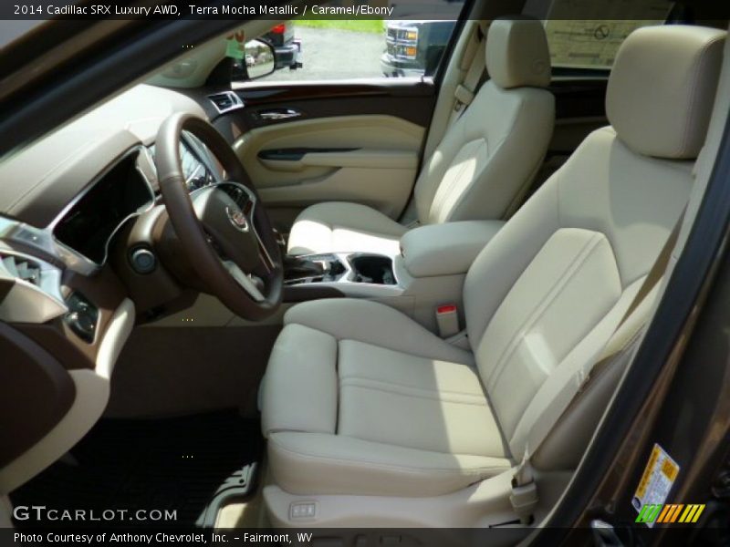 Terra Mocha Metallic / Caramel/Ebony 2014 Cadillac SRX Luxury AWD