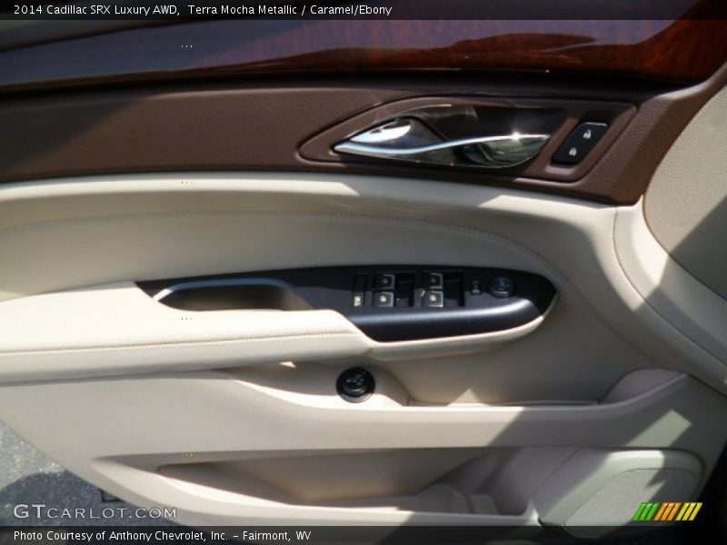 Terra Mocha Metallic / Caramel/Ebony 2014 Cadillac SRX Luxury AWD