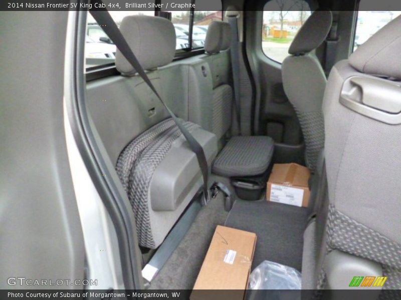 Rear Seat of 2014 Frontier SV King Cab 4x4