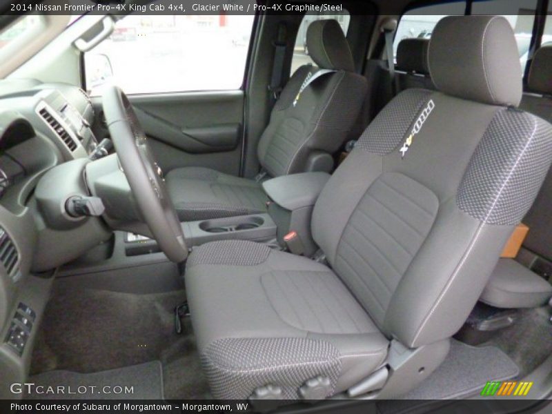 Front Seat of 2014 Frontier Pro-4X King Cab 4x4