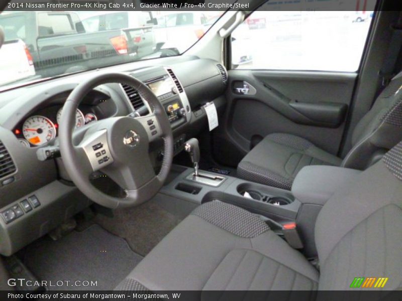 Front Seat of 2014 Frontier Pro-4X King Cab 4x4