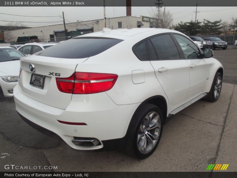 Alpine White / Black 2011 BMW X6 xDrive50i