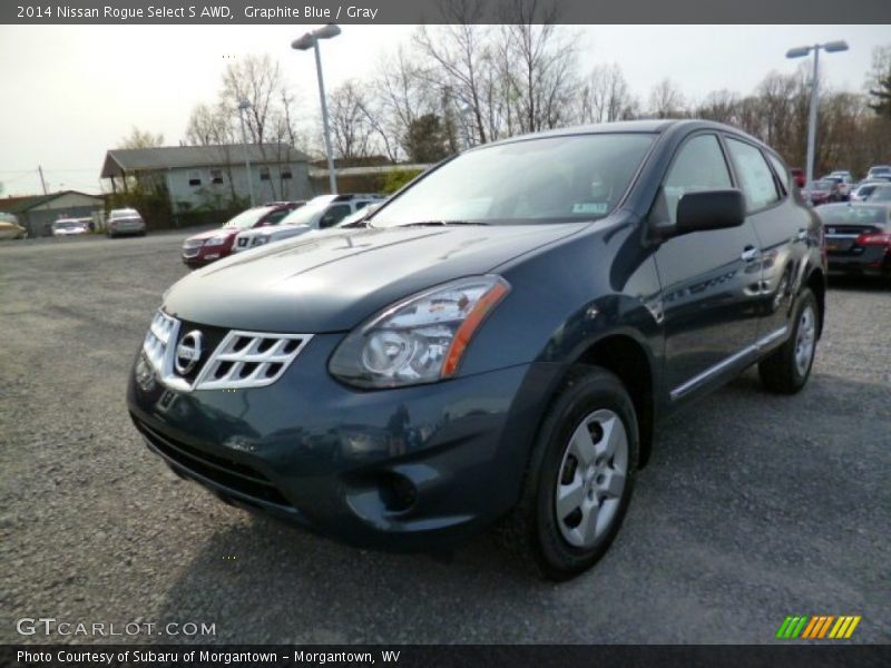 Graphite Blue / Gray 2014 Nissan Rogue Select S AWD