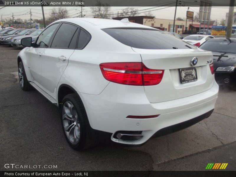 Alpine White / Black 2011 BMW X6 xDrive50i