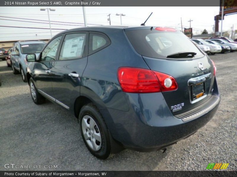 Graphite Blue / Gray 2014 Nissan Rogue Select S AWD