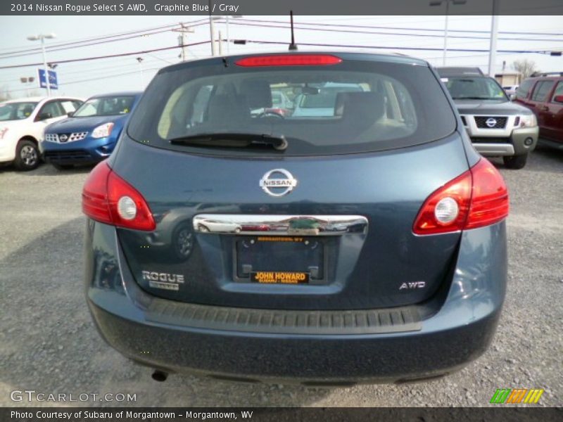 Graphite Blue / Gray 2014 Nissan Rogue Select S AWD